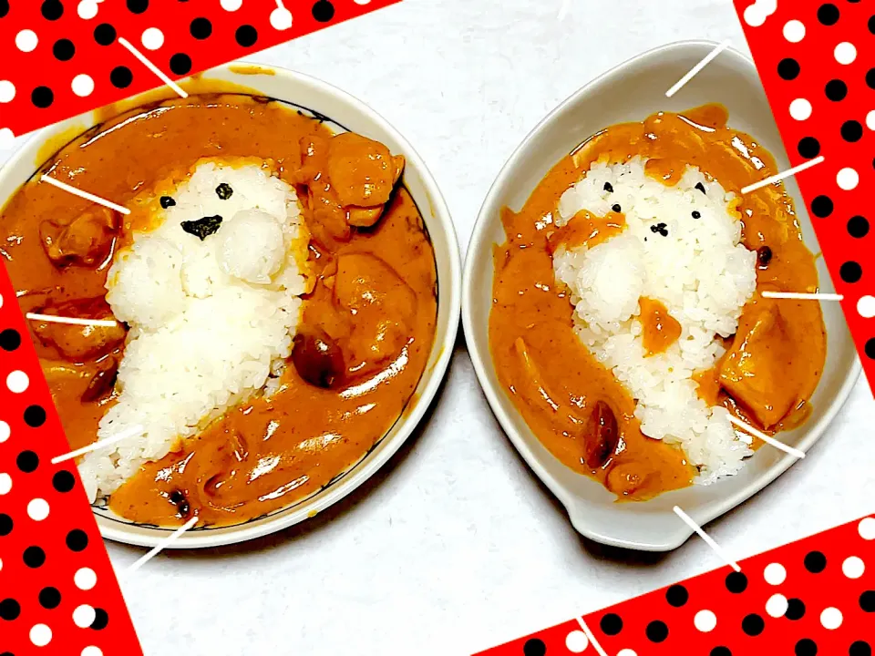 Snapdishの料理写真:ハロウィン　カレー|もっさんさん