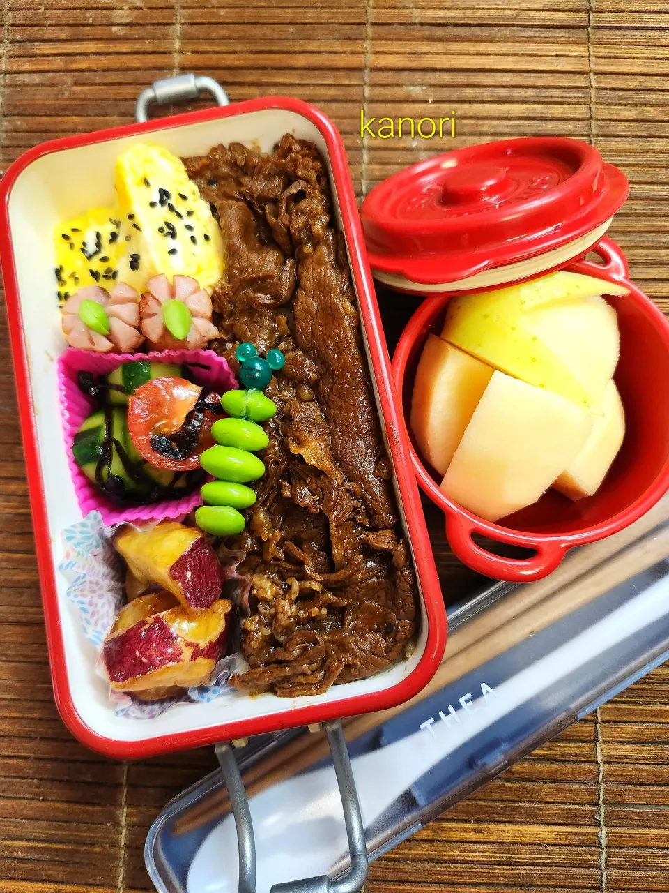 Snapdishの料理写真:JK 弁当１１３～焼き肉弁当|かのりさん