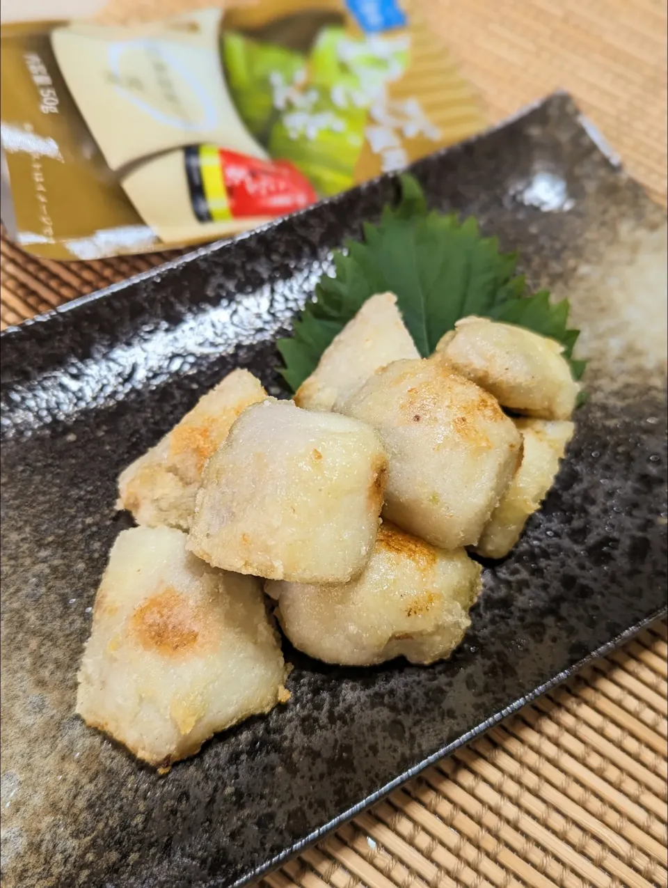 里芋の唐揚げ〜わさび風味こんぶ茶仕様|f.1125beさん