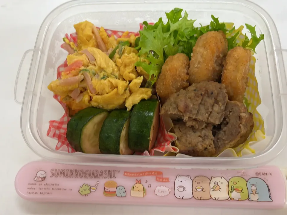 ナゲット＆ハンバーグ弁当|❤︎えっちゃん❤︎さん