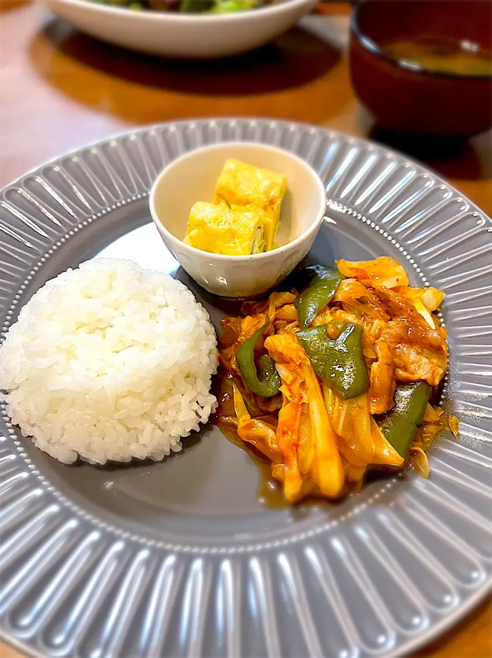 Snapdishの料理写真:ワンプレートご飯　回鍋肉|ｙａｋｋｏさん