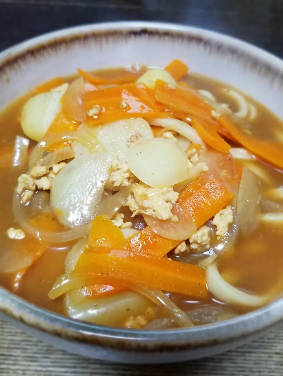 パパ作👨具だくさんカレーうどん|ぱんだのままんさん