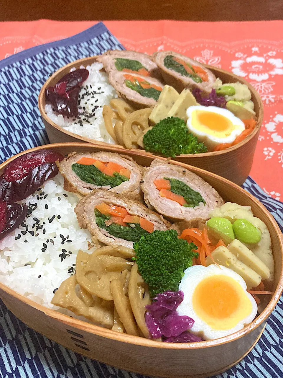 でっかい肉巻き弁当|roroさん