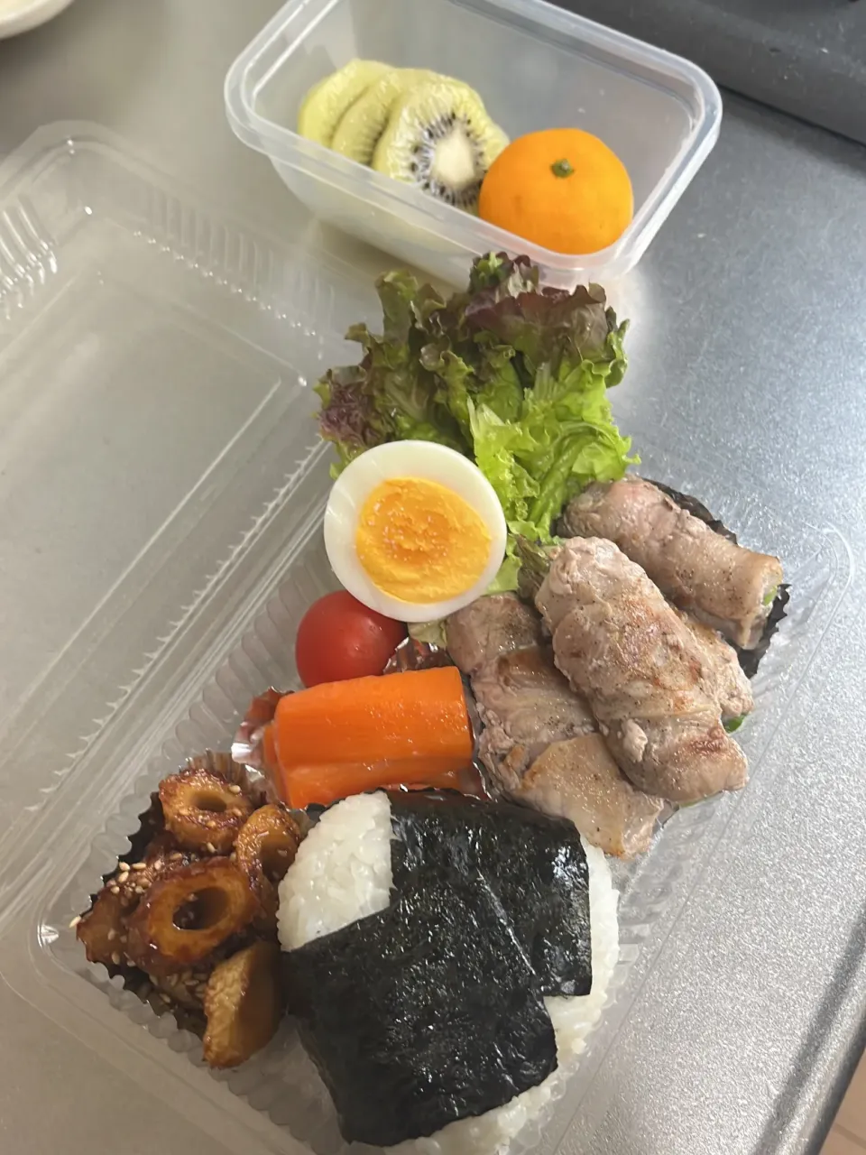 アスパラ豚肉巻き弁当|カリィさん