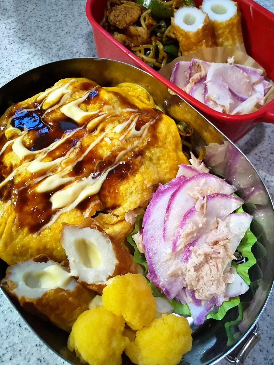 赤かぶのツナサラダお弁当🐣|さくらんぼさん