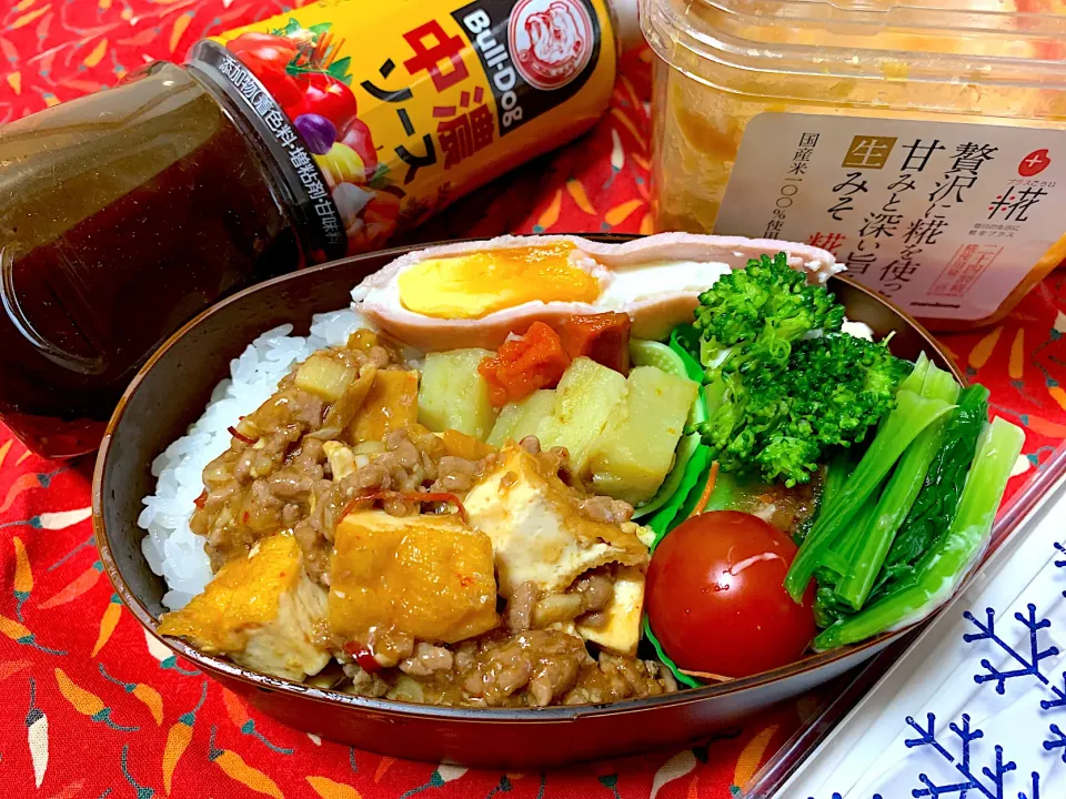 Snapdishの料理写真:麻婆豆腐弁当🍱|がおりんさん