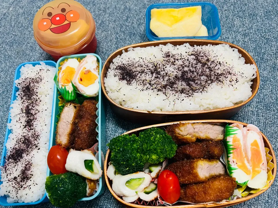 ヒレカツ甘辛煮弁当🍱|みえさん