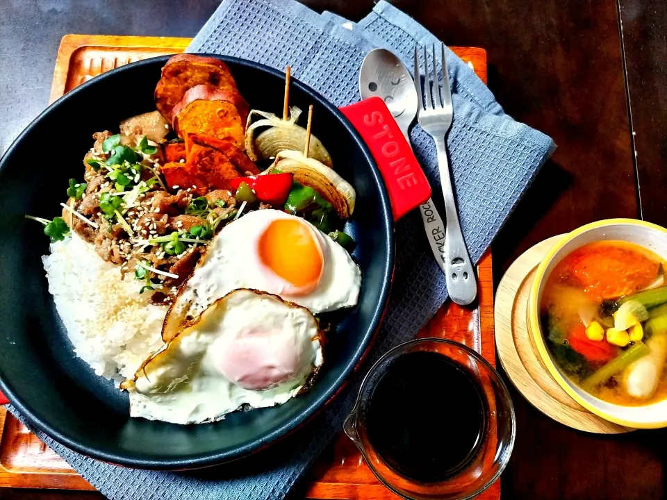 ひとり晩ごはん
グリルワンプレート|vege食堂さん