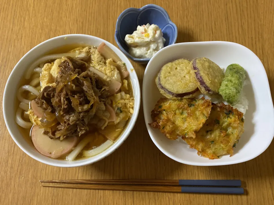 天丼&肉うどん|ここなりさん