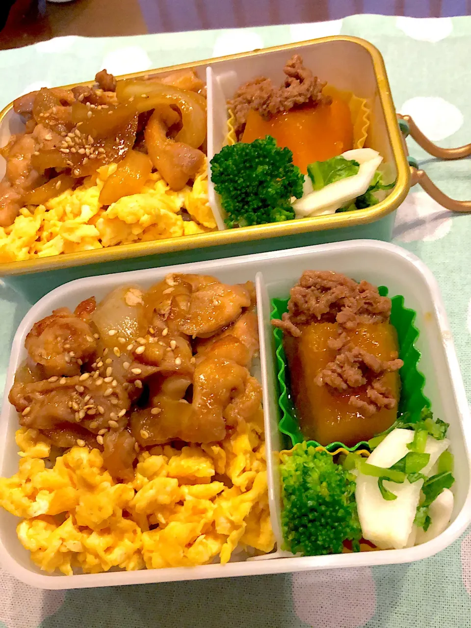 2023.11.10  ＊今日のお弁当＊焼き鳥丼♬*°|rinrin*mama*さん