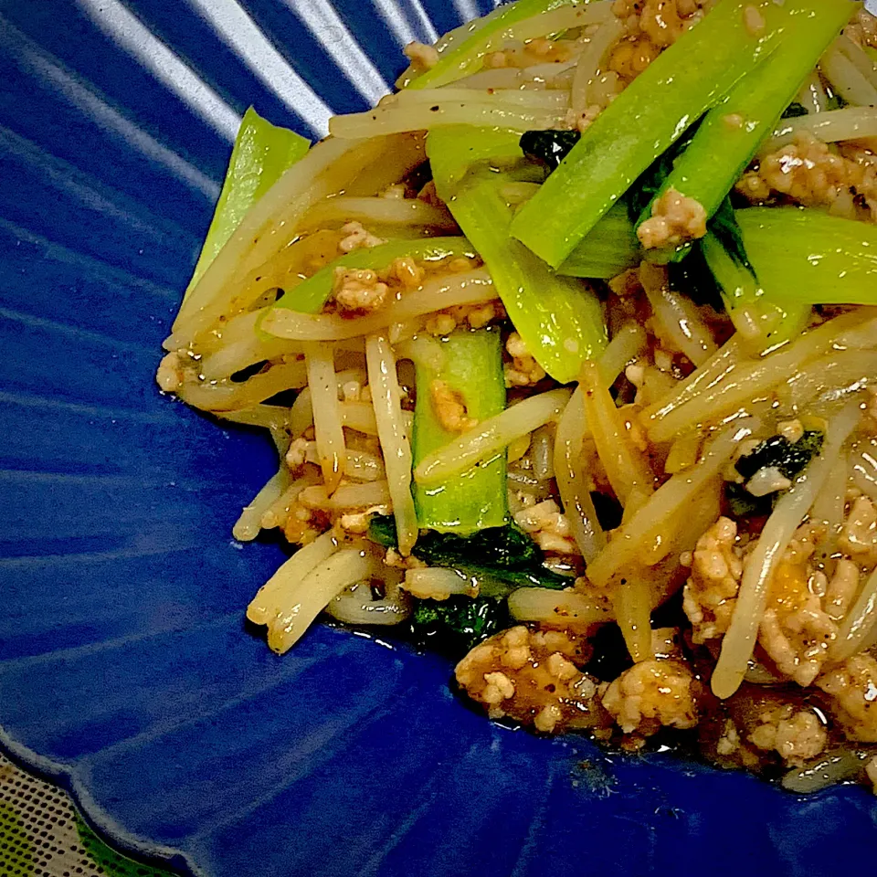 小松菜とモヤシの炒め物|Yuko Kobayashiさん