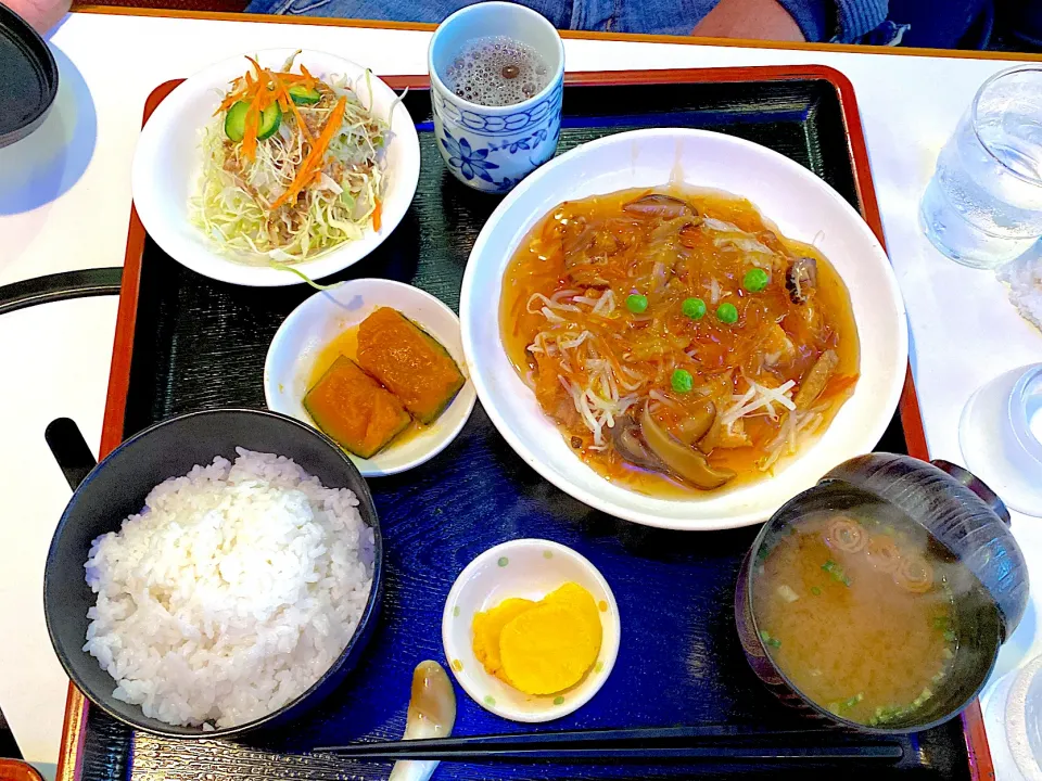 チキン甘酢あんかけ定食|みーこさん