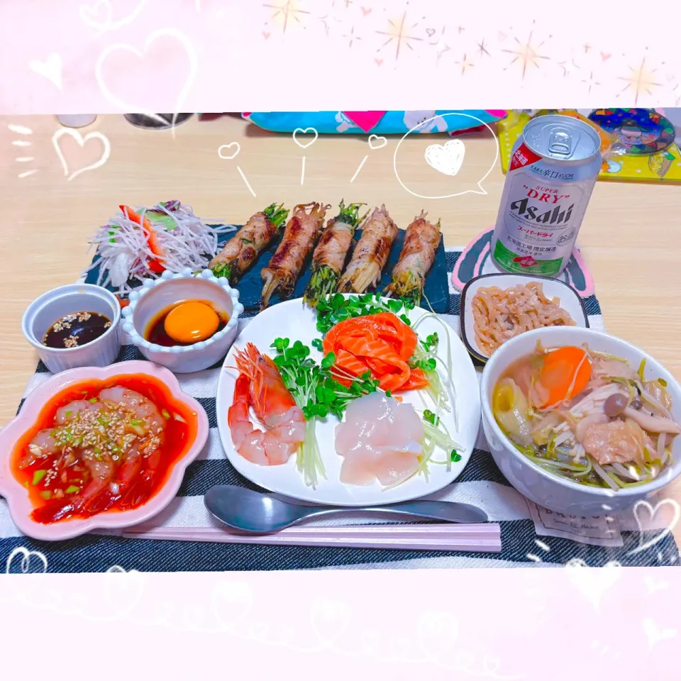 Snapdishの料理写真:１１／１０ ｆｒｉ 昼飲み🍴＊○°|rinaronarさん