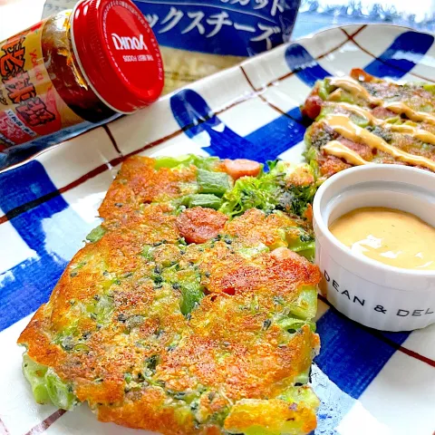 「塩分25％カットミックスチーズ」を使ってみたSnapdishの料理・レシピ写真:🥦といんげんの野菜のガレット