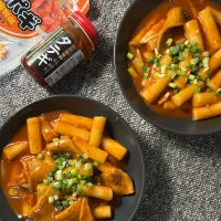 Snapdishの料理写真:🟠まるさんの料理 YOUKIタテギで簡単 トッポッキ(トッポギ)  떡볶이