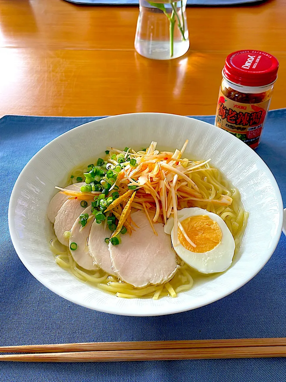 Snapdishの料理写真:ゆず塩ラーメン|とっぴぃさん