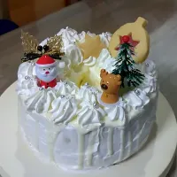 Snapdishの料理写真:クリスマスシフォンケーキ|Norikoさん