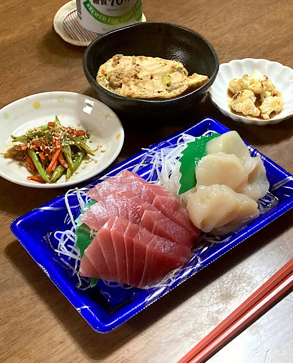 お一人様晩ごはん🍺|あっつさん