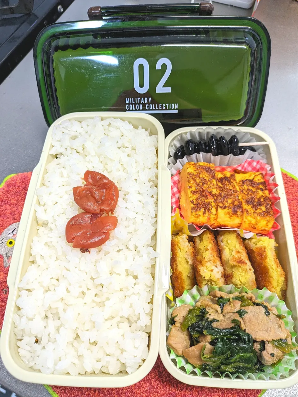 🍱中学男子弁当🍱|クークマさん