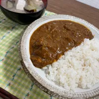 カレー　具沢山味噌汁|コさん