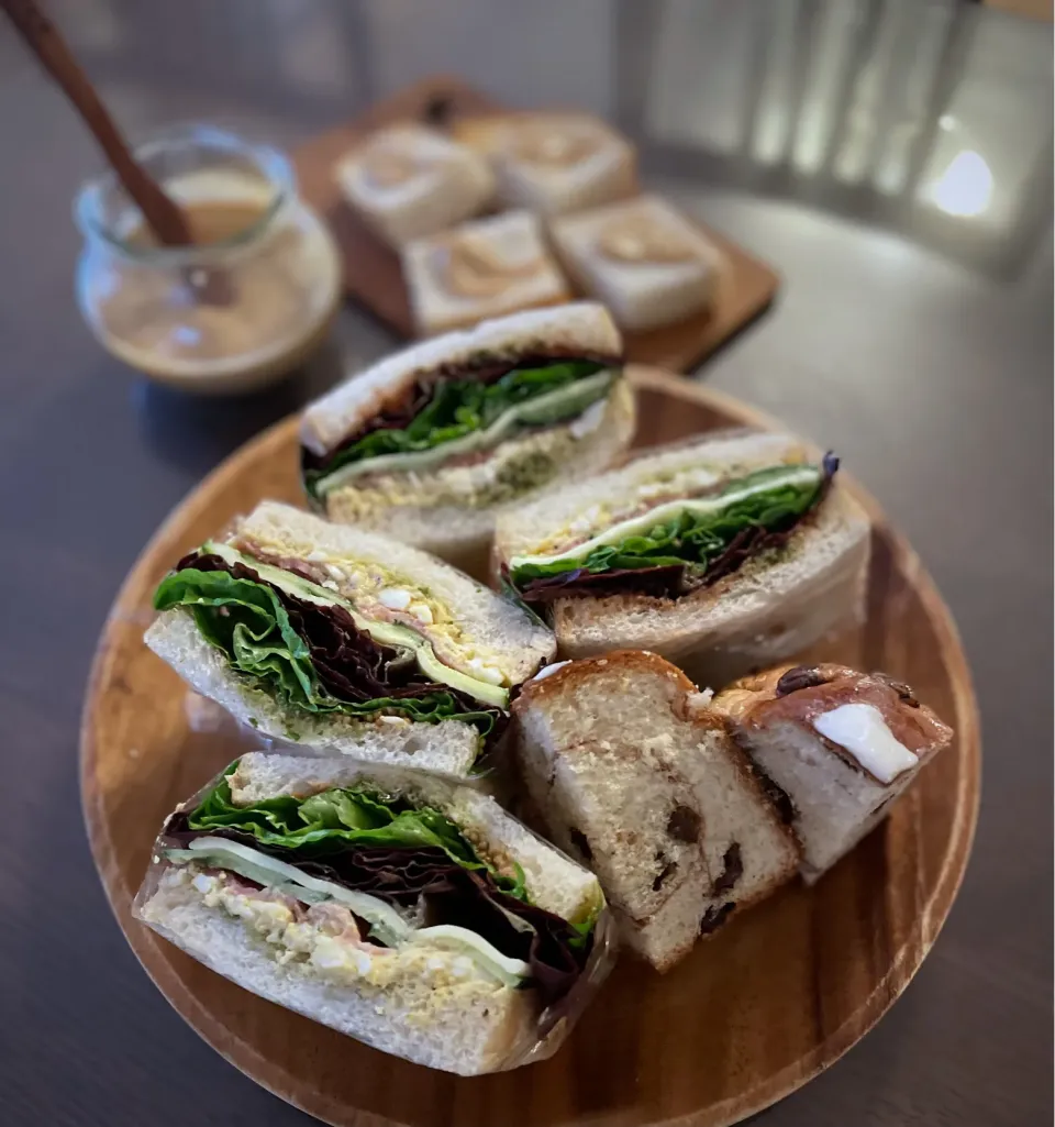 Snapdishの料理写真:休日朝ごパン🥪|yucca@さん