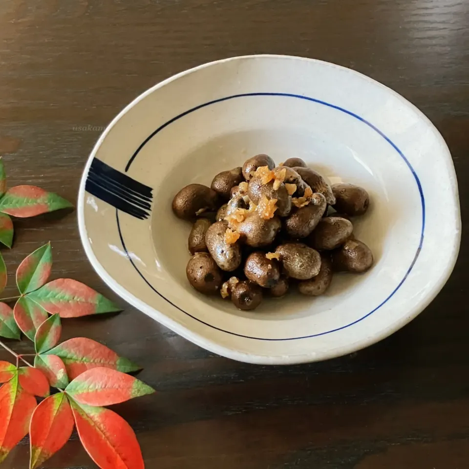 アッチさんの料理 むかごのガリバタアンチョビ炒め|うさかめさん