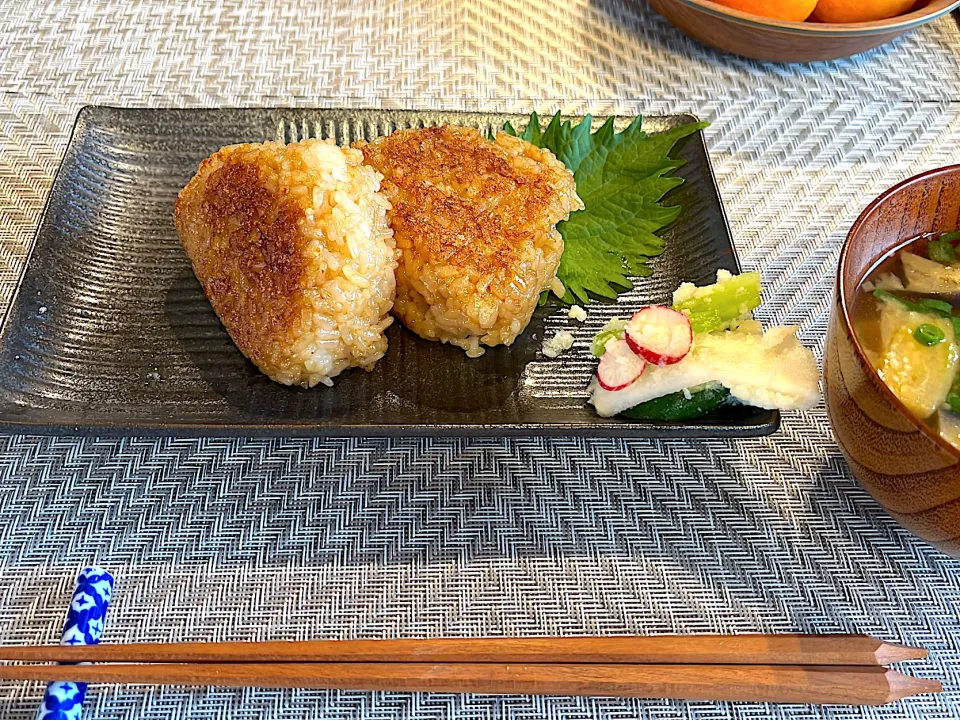 Snapdishの料理写真:焼きおにぎり|moogさん