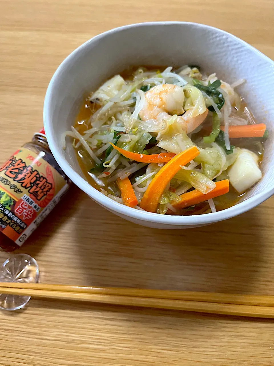 今日のお昼ごはん〜海鮮野菜あんかけラーメン~|ゆかｕさん