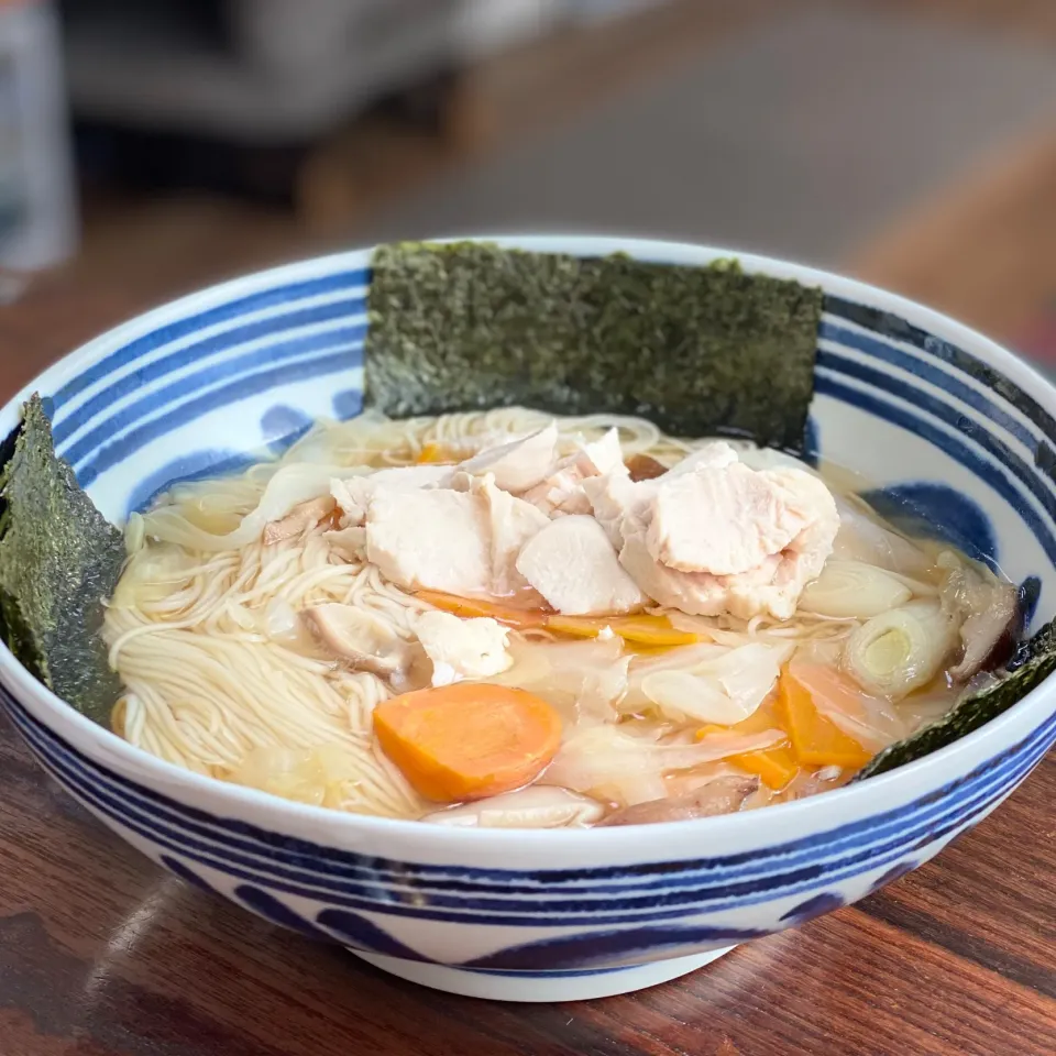 Snapdishの料理写真:温そうめん|yuiさん