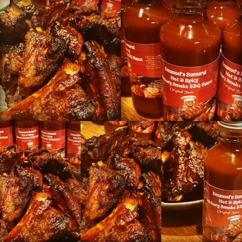 Homemade Hot & Spicy Hickory Smoke BBQ Sauce 
Rich Tasting sauce bringing the heat from Scotch bonnet  peppers and Okinawa chili with a Smokey Hickory taste gre|Emanuel Hayashiさん