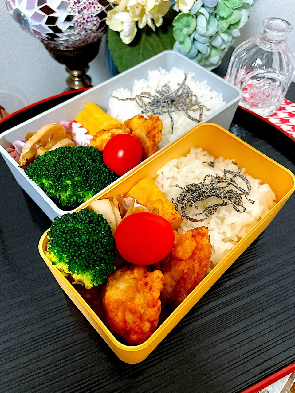 Snapdishの料理写真:唐揚げ弁当|Mikaさん