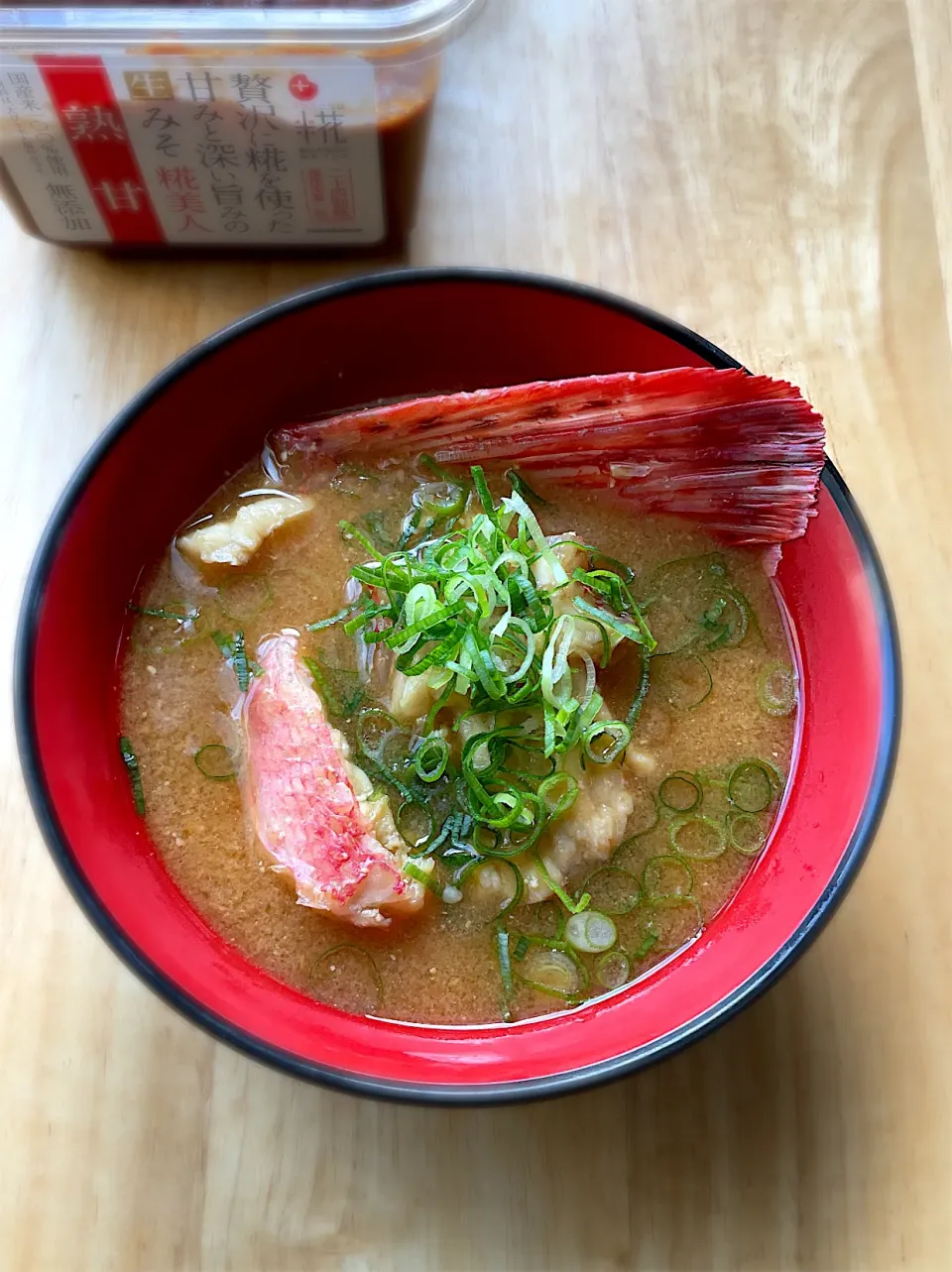 釣り魚🎣オニカサゴのアラの味噌汁|9421beruさん