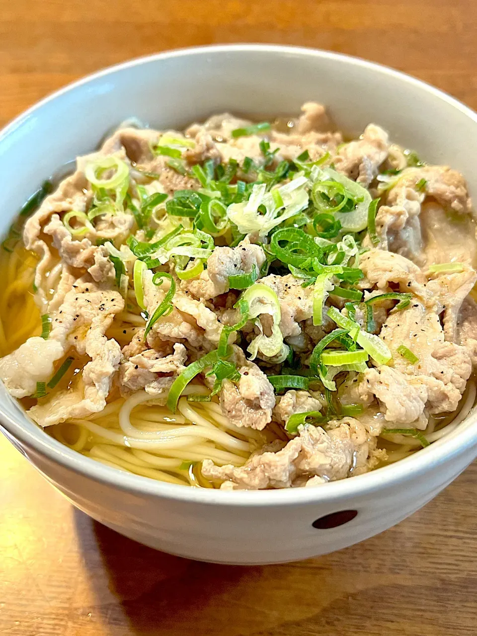 ぶっかけ豚ねぎ塩そうめん|ちろるろさん