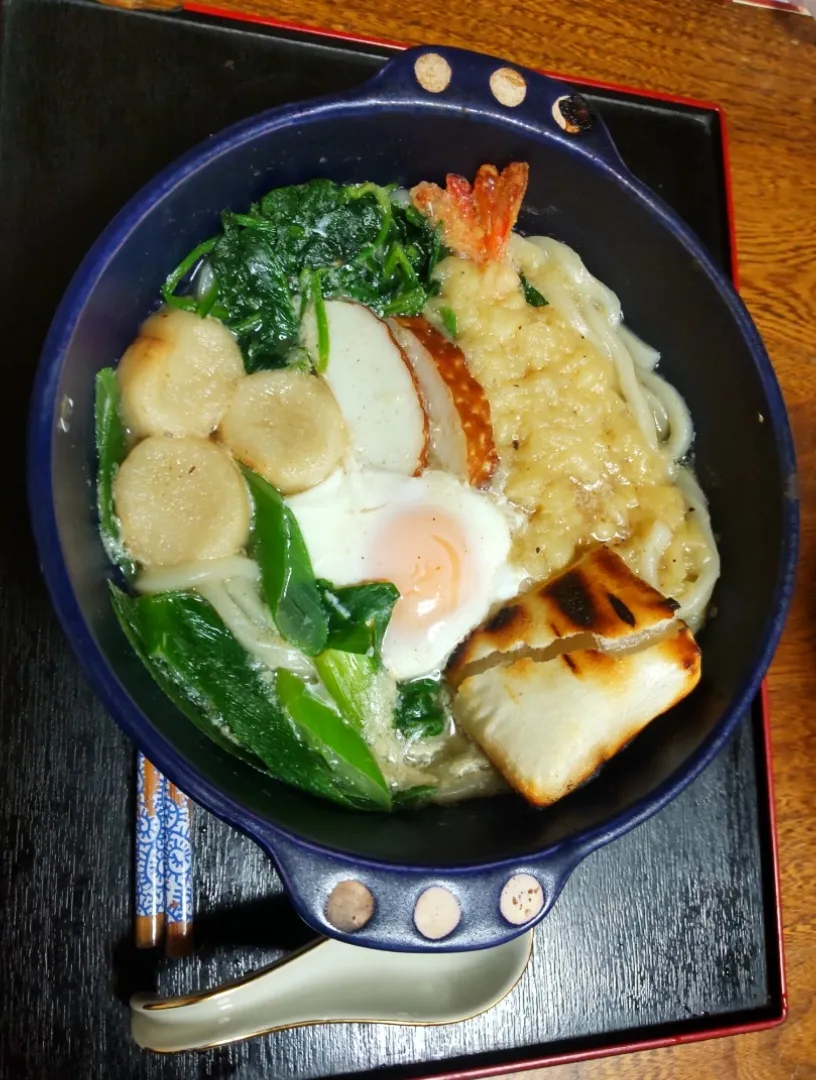 鍋焼うどん|たつかばさん