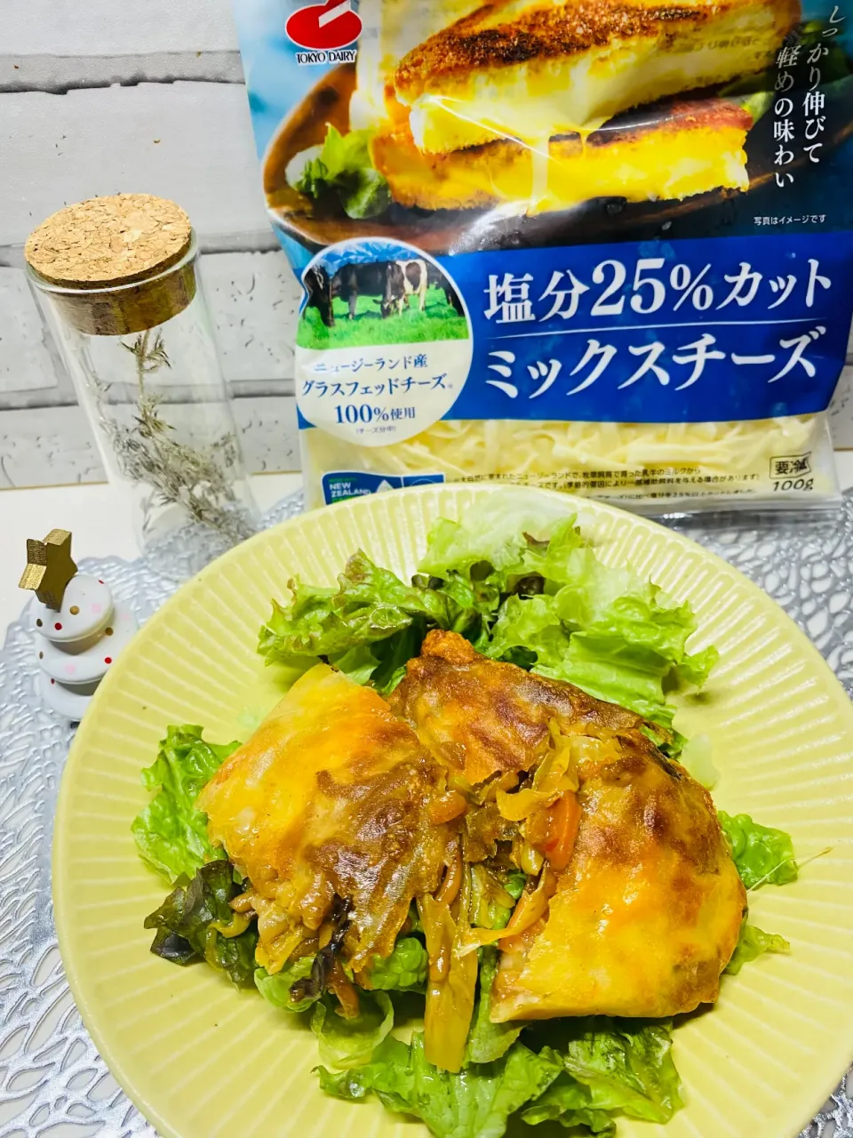 Snapdishの料理写真:絶品和洋中ピリ辛焼きそば春巻き2|マダァムMikikoさん