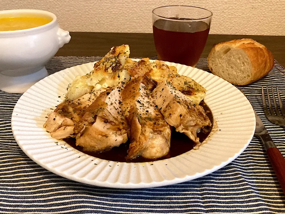 鶏胸肉のソテー🐔🐔🐔|ゴンさん