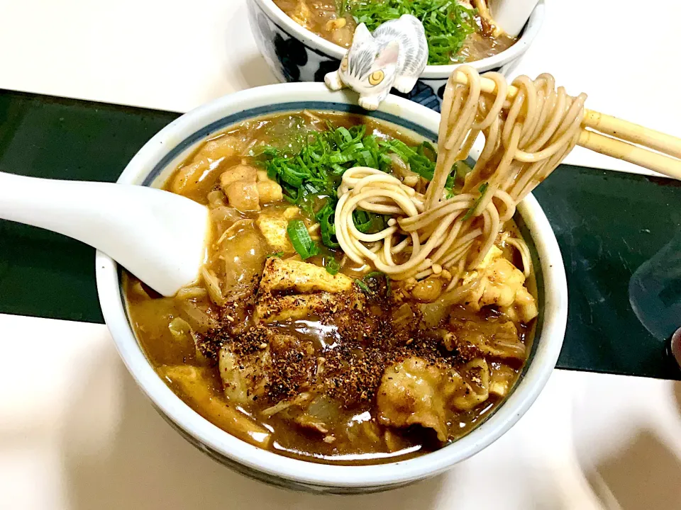 Snapdishの料理写真:カレー蕎麦
#たまには蕎麦で
#寒い日はとろみ|Takeshi  Nagakiさん