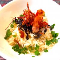 ビスク🦐スープで炊き込みご飯‼️過去最高ご飯になりました。