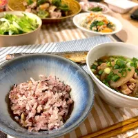 青天の霹靂で雑穀米　秋の秋刀魚定食|こまおさん