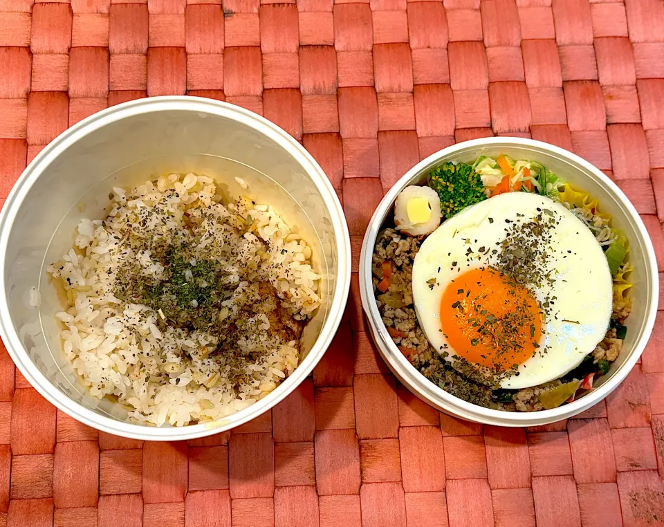 中学生息子のお弁当🍱 ガパオライス弁当🍱|Snow10さん