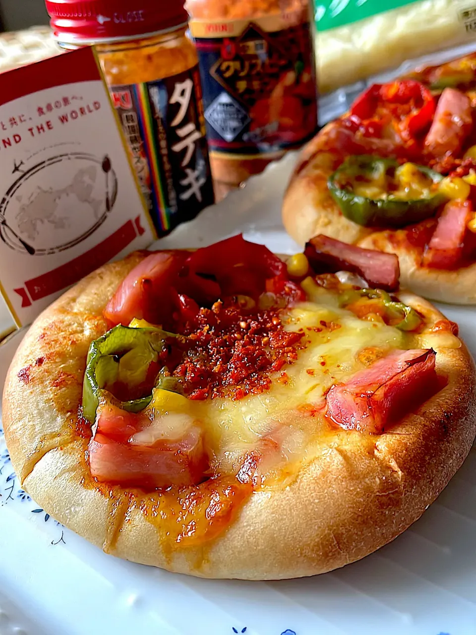 タテギでミニピザ🍕|とんちんさん