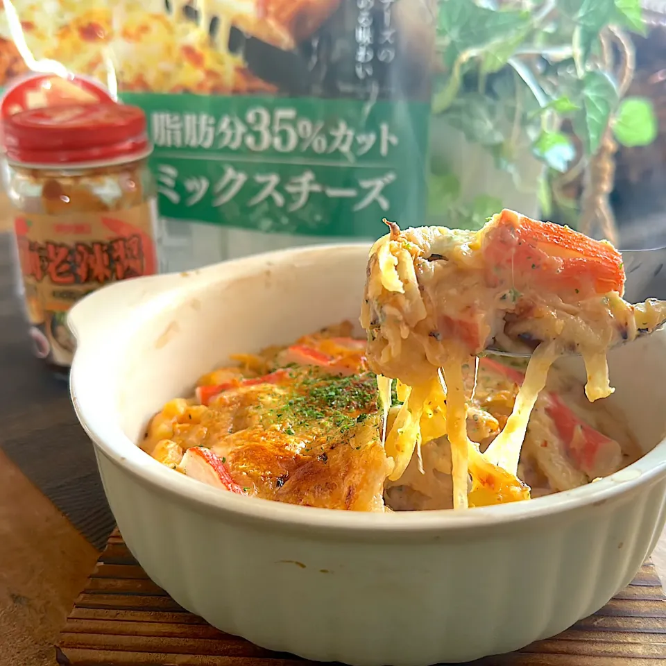 ピリとろ料理フェスティバル🎵海老はなくとも海老グラタン〜果たして海老辣醤は海老を超えるのか？|くまちゃんさん