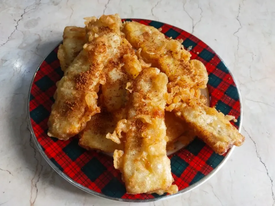 pisang goreng  tabur gula aren|sarahさん