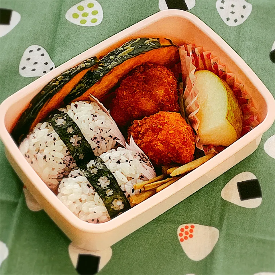 俵形おにぎり弁当|アスママさん