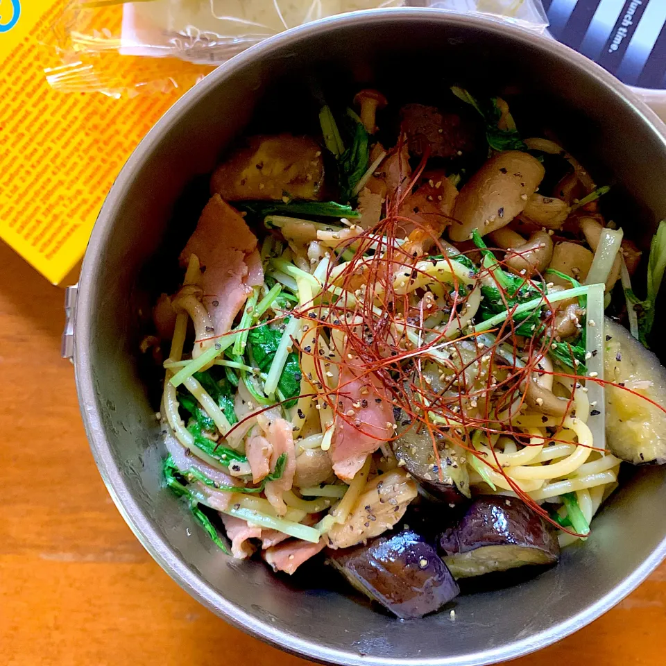 Snapdishの料理写真:お気に入りパスタ弁当|てんさん