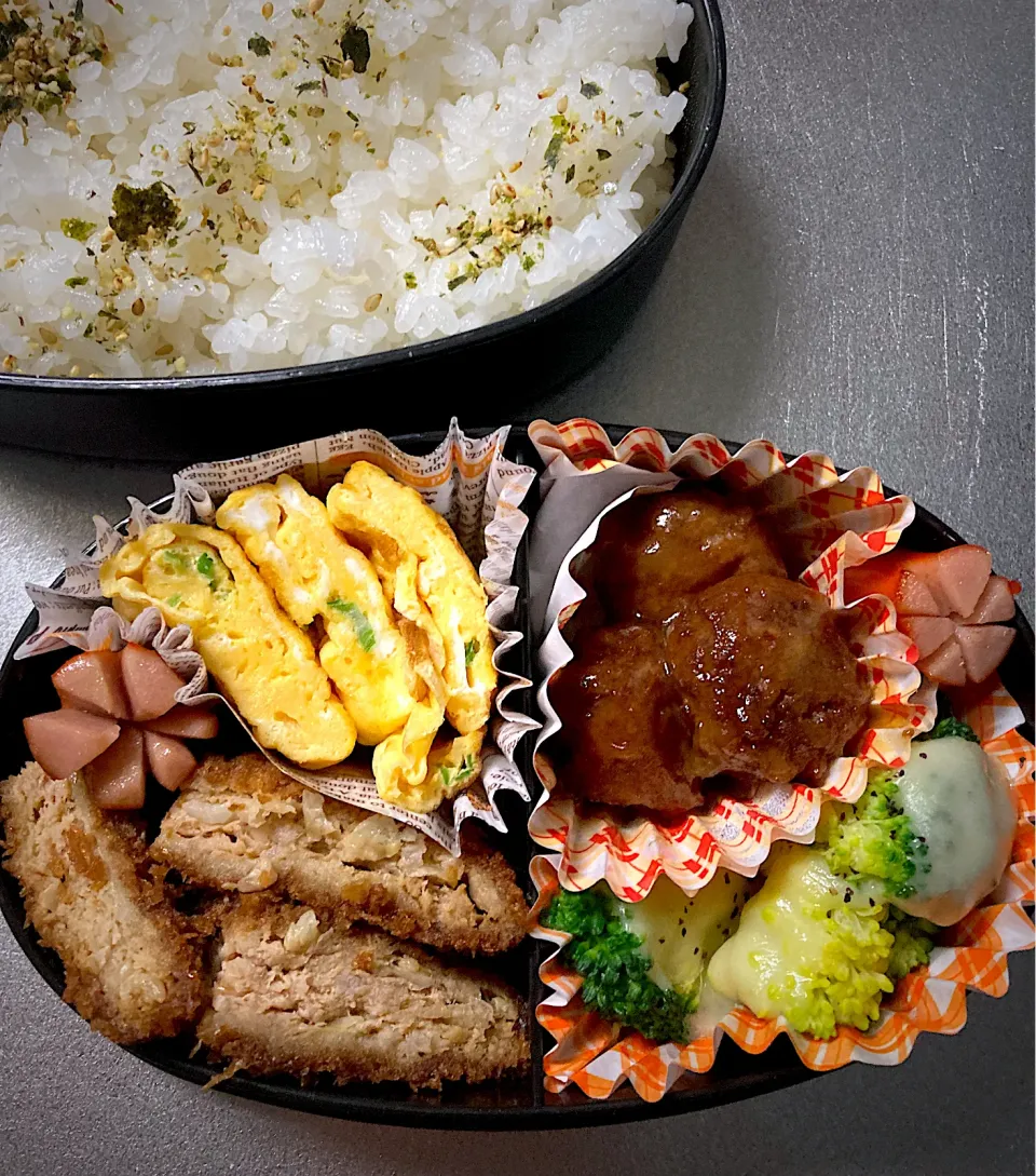 Snapdishの料理写真:高校生👦🏻お弁当🍱 102回目☁️|オンママーンさん