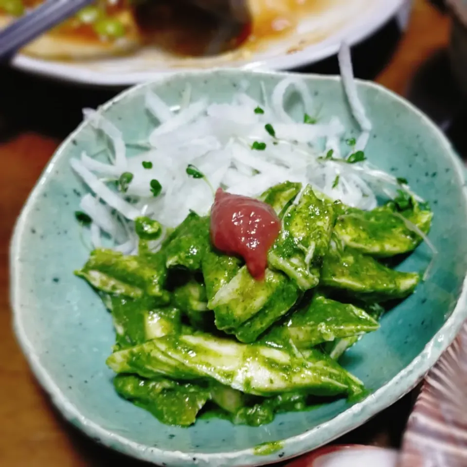 ササミの大葉ジェノベーゼ　ねり梅添え|hoさん