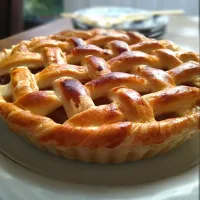 シナモンたっぷり　アップルパイ🥧
レモンカスタード入り