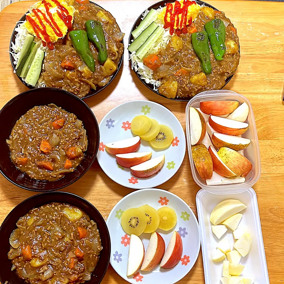 引っ越し前日の最後の晩御飯😌|モモ&ハーブmama🐰🐹🐢🐠❤️さん