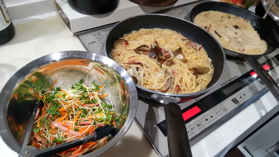 万能味ソースでナスとベーコンのパスタ🍝|puniさん